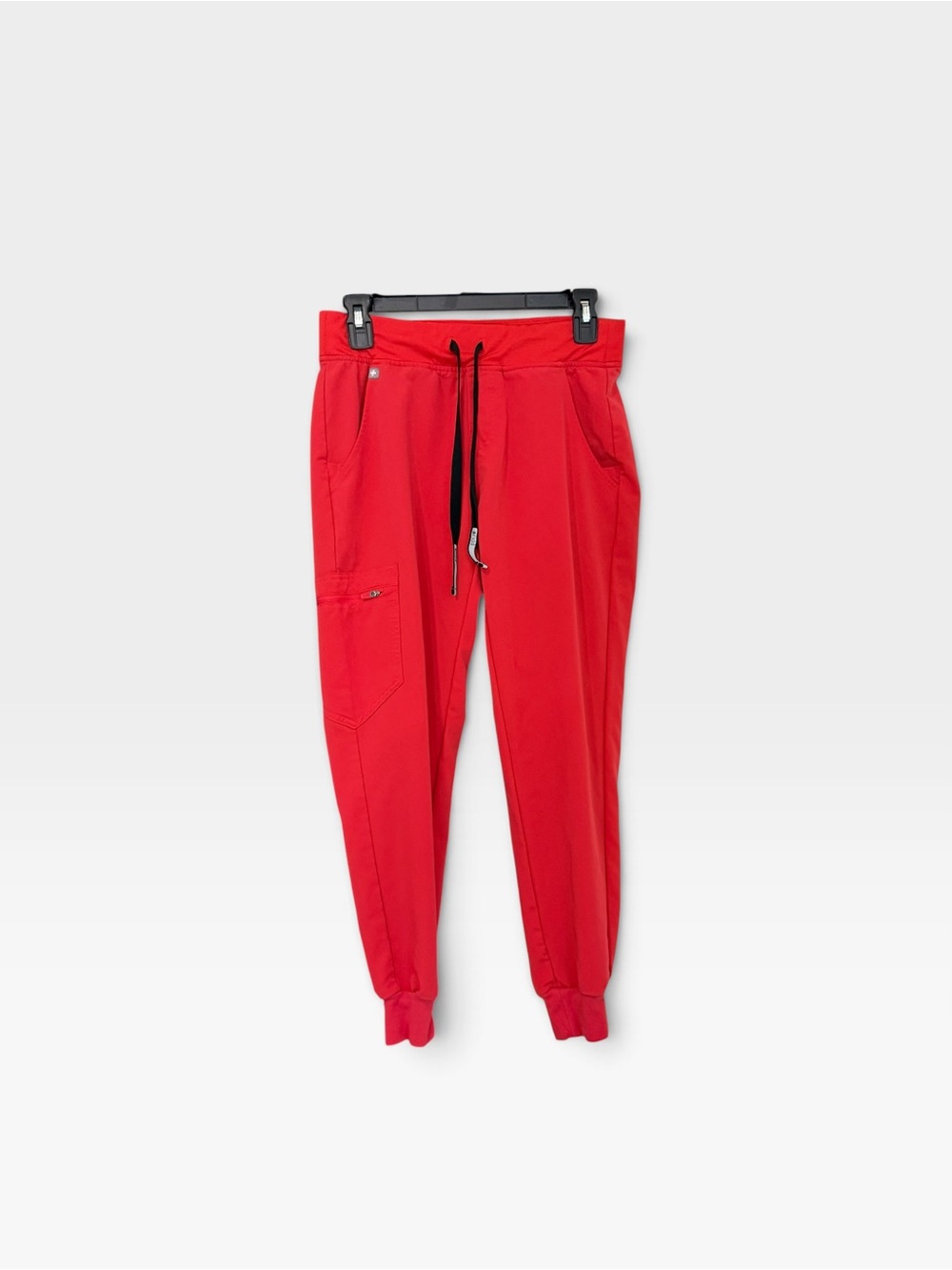 Figs Neon Red Jogger Pants Like New Small Petite